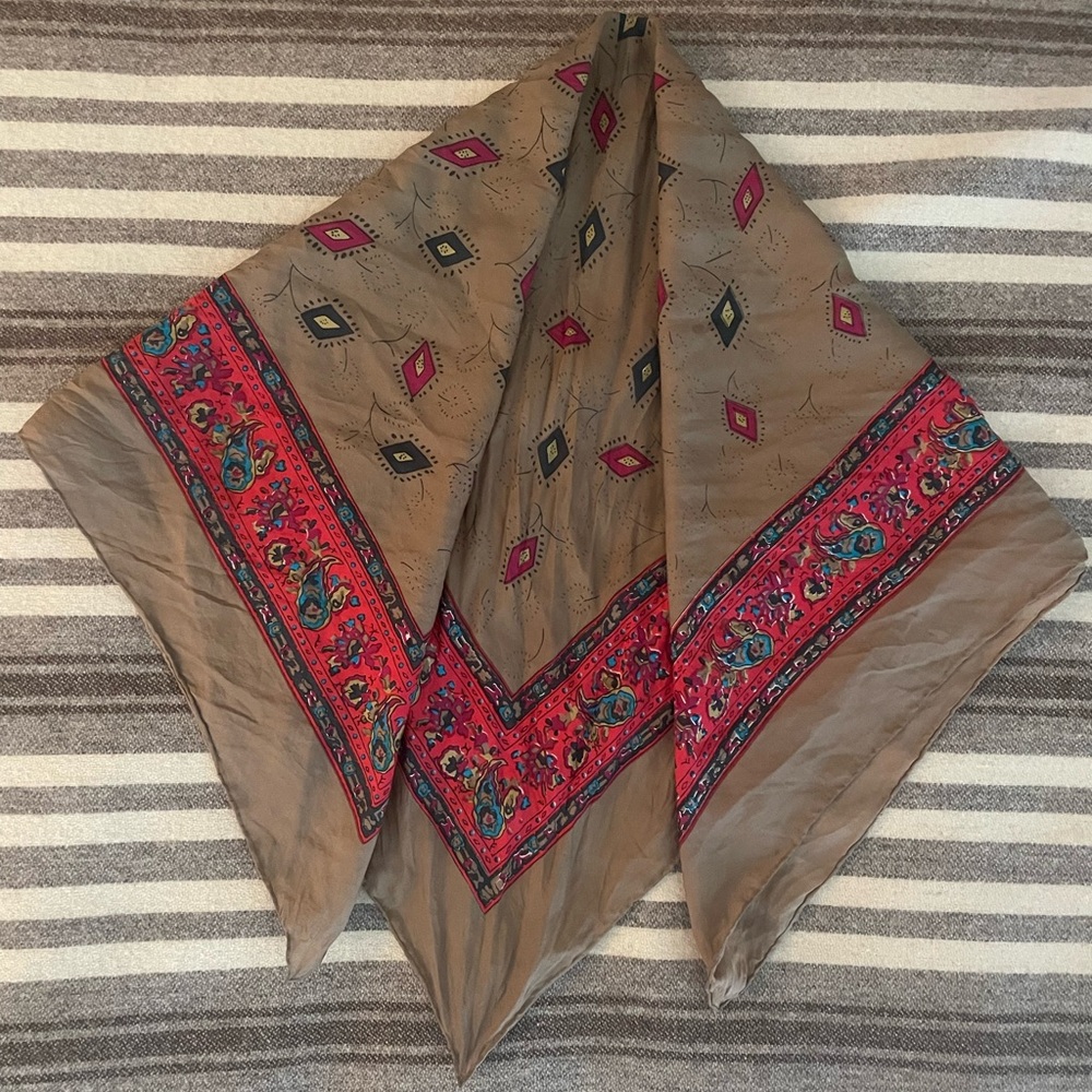 Vintage Silk Scarf